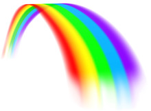 A Colorful Rainbow Design Element Concept
