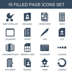Poster - page icons