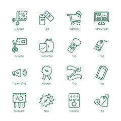 Sticker - promotion icons