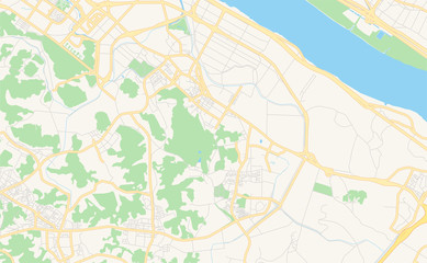  Printable street map of Gimpo, South Korea