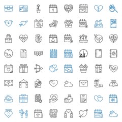 Sticker - day icons set