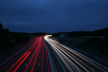 highway at night