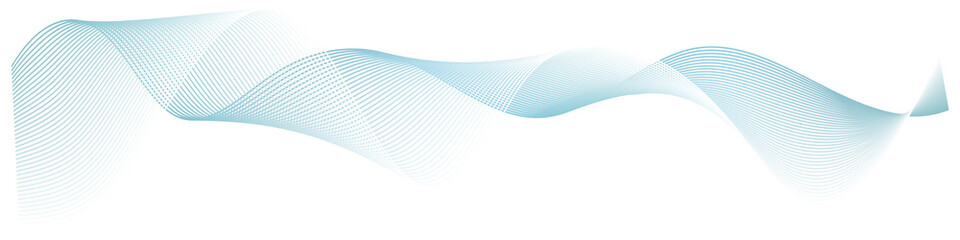 abstract wave lines on white background