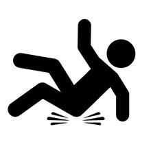 Slip And Fall Vector Icon
