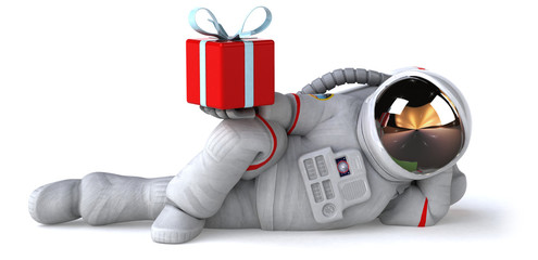 Wall Mural - Fun astronaut - 3D Illustration