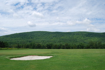 Landscape on the golf course