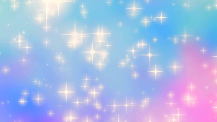 Wall Mural - abstract blue blur christmas background with stars