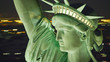 © Hurst Photography Inc./Stocksy - Statue of Liberty close up at night.