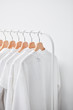 © 365mm/Stocksy - White clothing on white rack