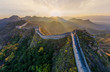 © AmazingAerialAgency - Aerial view of tourist visiting the Great Wall of China