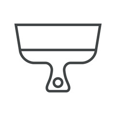 Poster - Line icon spatula