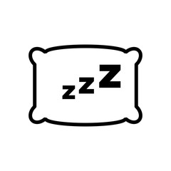 Sticker - Pillow icon trendy