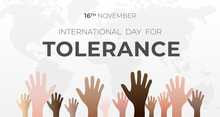 International Day For Tolerance Background Illustration