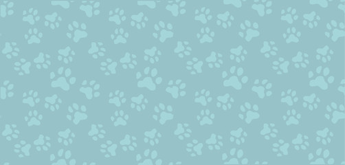 Seamless pattern.Traces from paws cats,dogs, household Pets.Nice vector illustration.Spectacular pastel colors.Design of websites,postcards,signs,web pages, pet stores.Vector illustration.