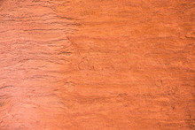 The Texture Of The Red Rock Wall