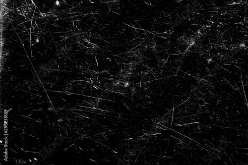 Cuadros en Lienzo scratches isolated on black