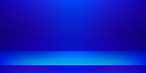 Wall Mural - vector template of photo studio backdrop, placed in interior. mockup for your posters or photos. 3d 
