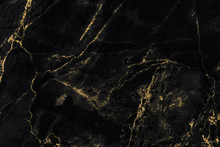 Black And Gold Marble Texture Design For Cover Book Or Brochure, Poster, Wallpaper Background Or Realistic Business And Design Artwork.