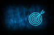 Target arrow icon abstract blue background illustration digital texture design concept