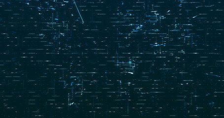 Abstract digital network data background, 3D rendering