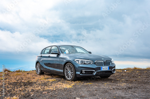 Cuadros en Lienzo BMW 1 Series 116d 5-door. Italy, Catania. May 12, 2019.