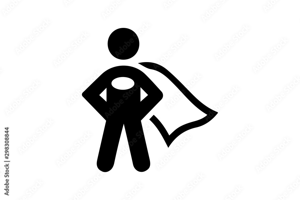 super hero icon vector illustration Stock Vector | Adobe Stock