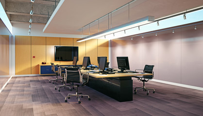 Sticker - Modern  office interior design