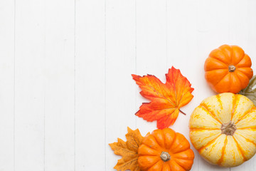 Wall Mural - autumn thanksgiving colorful setting background
