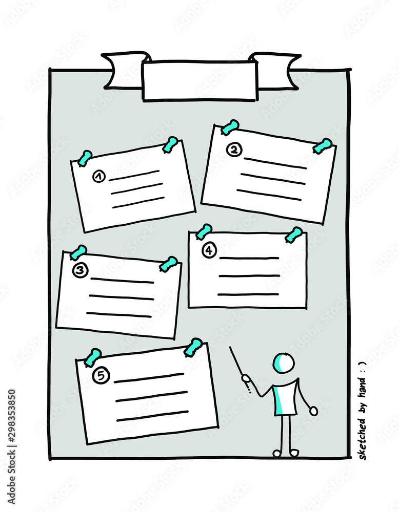 SketchNote Templates Doodles handsketched for your Buisiness