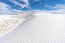 Ripples In Sand Dunes At White Sands National Monument