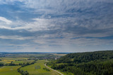 Fototapeta Na ścianę - Felder - Wald - Wiesen - Luftaufnahme