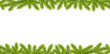 © Engel73 - Tannenzweige Dekoration Banner, Weihnachts-Girlande, Vektor Illustration isoliert auf weißem Hintergrund