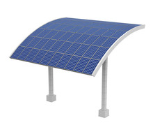 Solar Parking Canopies Isolated