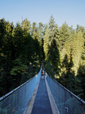 Fototapeta Mosty linowy / wiszący - Capilano Suspension Bridge Park in Vancouver