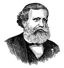 Dom Pedro II Of Brazil, Vintage Illustration