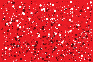 Wall Mural - Halftone abstract black random dots. Vector