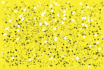 Wall Mural - Halftone abstract black random dots. Vector