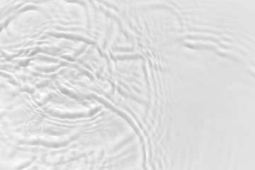 Poster - Water waves on the pool. Abstract background. Black and white concept.