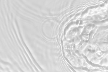 Poster - Water waves on the pool. Abstract background. Black and white concept.