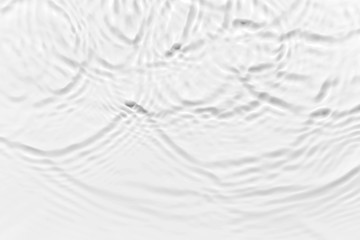 Poster - Water waves on the pool. Abstract background. Black and white concept.