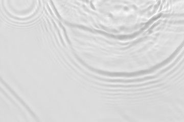 Poster - Water waves on the pool. Abstract background. Black and white concept.