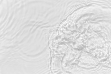 Poster - Water waves on the pool. Abstract background. Black and white concept.