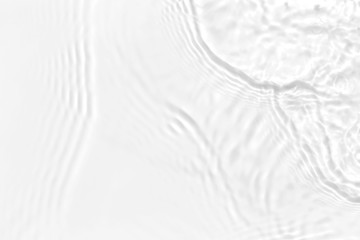 Fototapete - Water waves on the pool. Abstract background. Black and white concept.