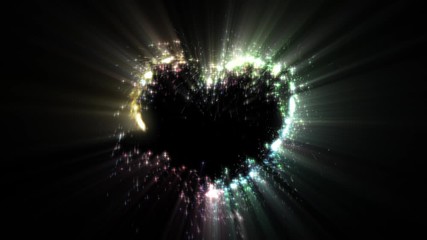 Wall Mural - magic wisp heart rainbow shiny overlay particle loopable motion graphics for logo animation background new quality colorful cool nice beautiful 4k stock video footage