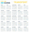 Set Vector Line Icons of Transport