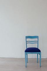 Sticker - one chair in the interior of an empty white room