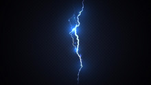 Abstract Background In The Form Of Blue Lightning Strike