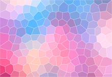 Abstract Pink Broken Stained Glass Background Effect In Illustration Texture Design