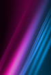 © Laura Сrazy - Dark abstract futuristic background. Neon lines glow. Neon lines, shapes. Blue and pink glow, blurry lights. Empty stage background