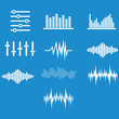 © trimulyani - sound wave icon vector design symbol
